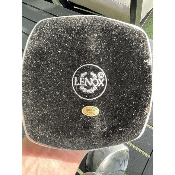 New -Pair Of Lenox Candlestick Silver Tone 8” IN Aero Candle Holder Twisted - Picture 9 of 10